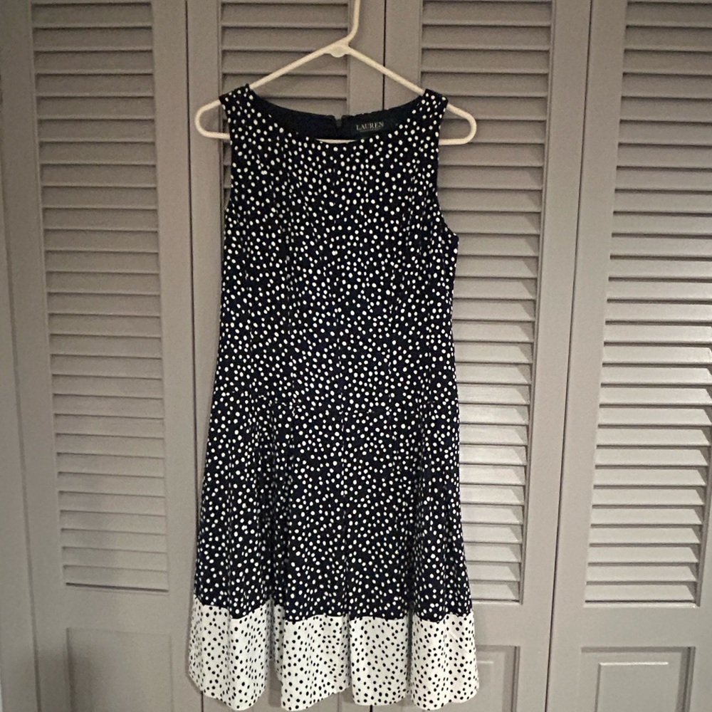 Ralph Lauren polka dot dress